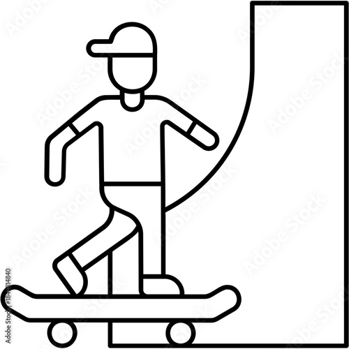 Skateboarding Icon
