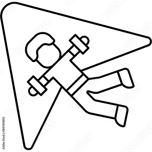 Paragliding Icon