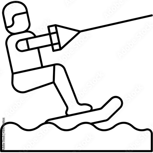 Wakeboarding Icon