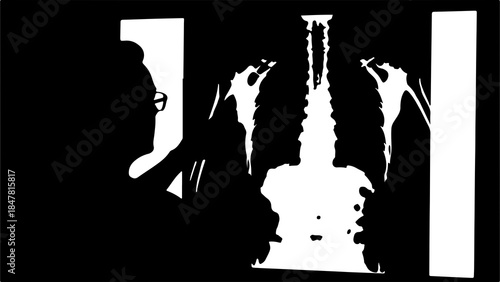 Guitarist performing on stage with transparent background