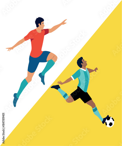 football player silhouette vector art illustration