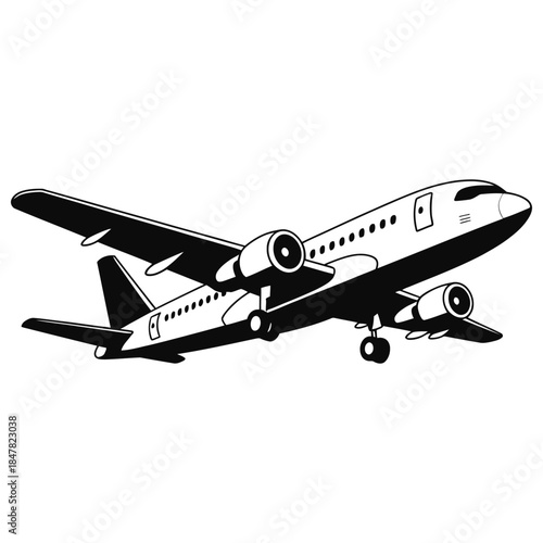 airplane in the sky