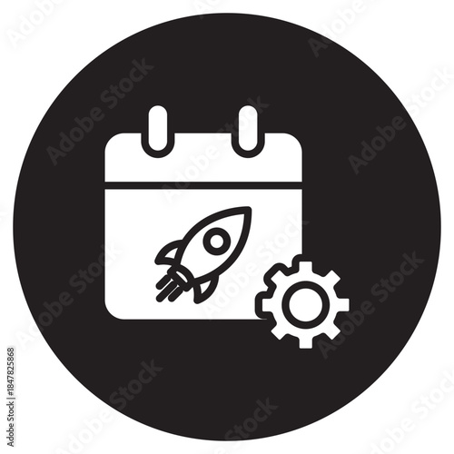 Release icon, Software Release, Product Launch, Version Update, Deployment Rollout, vector