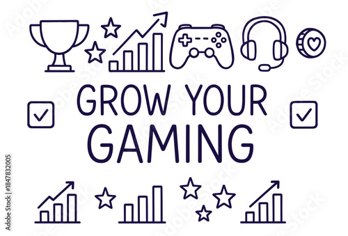 Grow your gaming: charts, trophies, and icons for success
