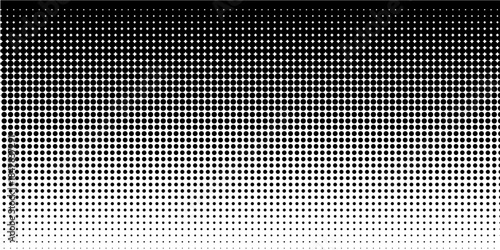Set of halftone dots gradient pattern texture isolated on white background. Straight dotted spots using halftone circle dot raster texture. Vector blot half tone collection.