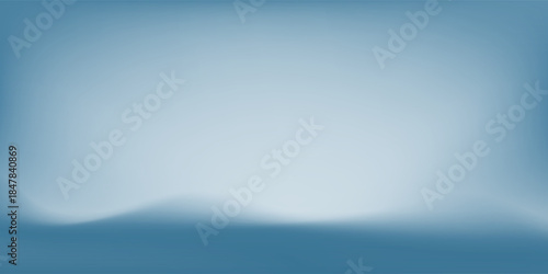 abstract modern blue background for product presentation with sunlight and blurred