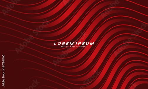 	
Abstract background of wavy lines in red color. Modern design for banner, card, web design, banner, certificate, etc.