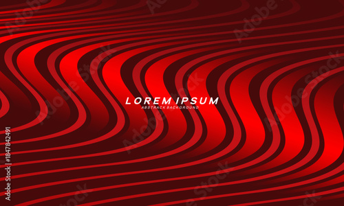 	
Abstract background of wavy lines in red color. Modern design for banner, card, web design, banner, certificate, etc.