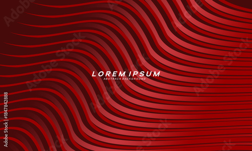 	
Abstract background of wavy lines in red color. Modern design for banner, card, web design, banner, certificate, etc.