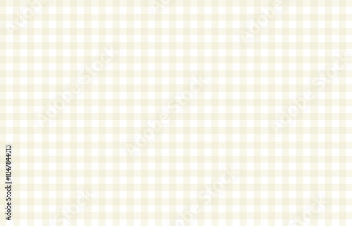 Simple beige seamless gingham pattern