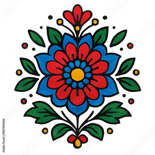 Folk Art Floral Pattern
