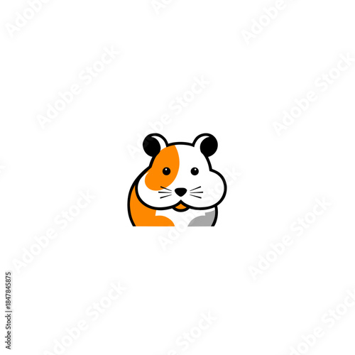 Simple minimalist and memorable Icon hamster 