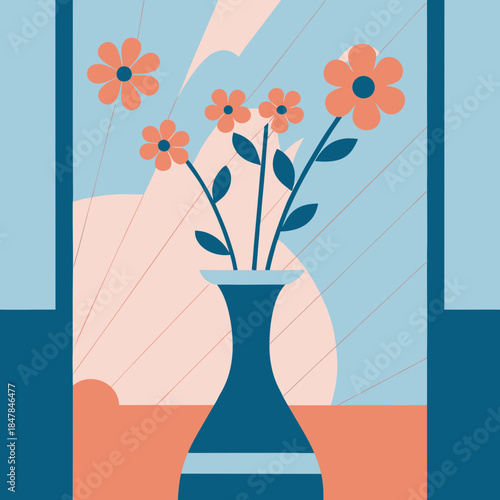 flower in vase
