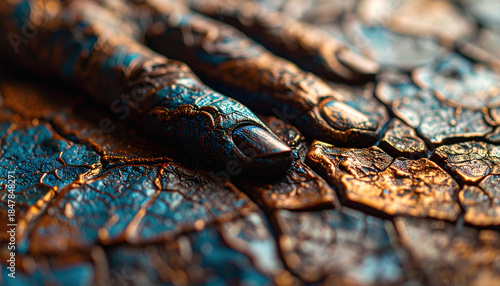 A close-up of a hand placed on dry, cracked earth.