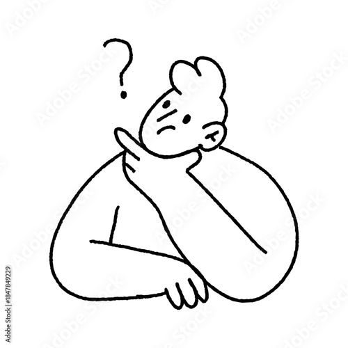 startup doodle illustration character