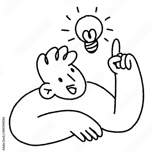 startup doodle illustration character