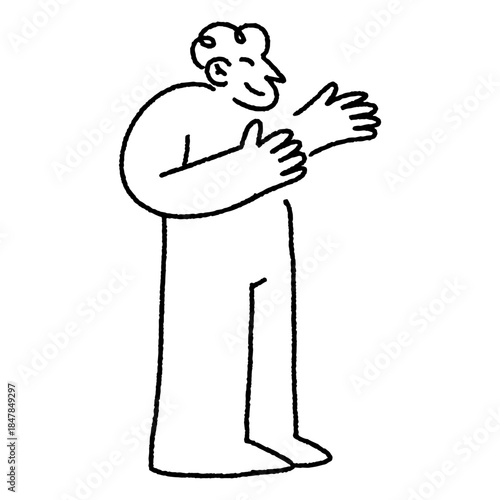 startup doodle illustration character