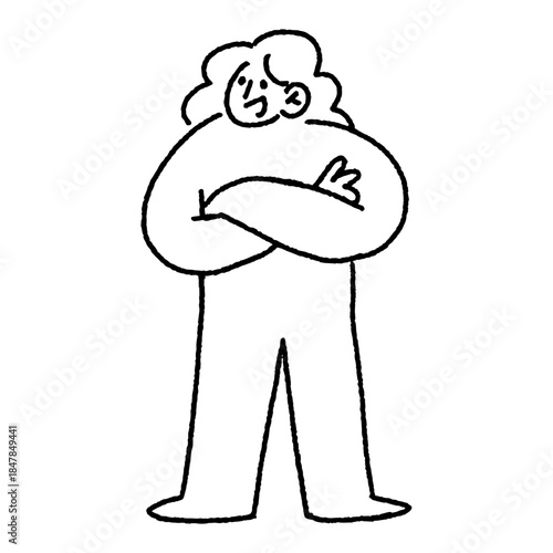 startup doodle illustration character