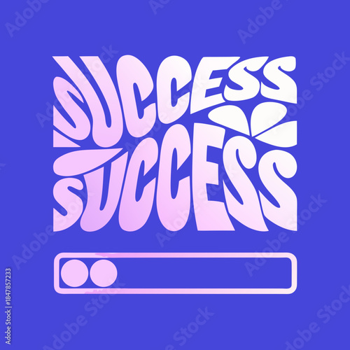 Motivational success graphic