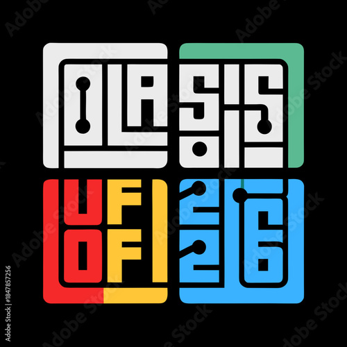 Colorful maze puzzle