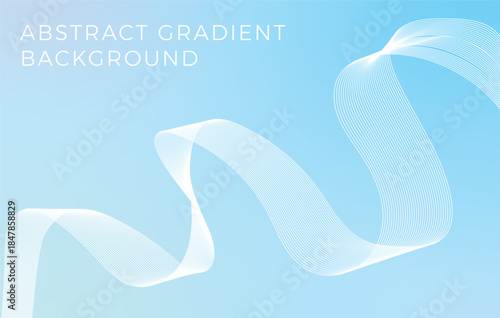 Soft abstract gradient background featuring gentle wave shapes and smooth flowing lines. Calm modern design ideal for business, technology, presentations, and creative layouts.
