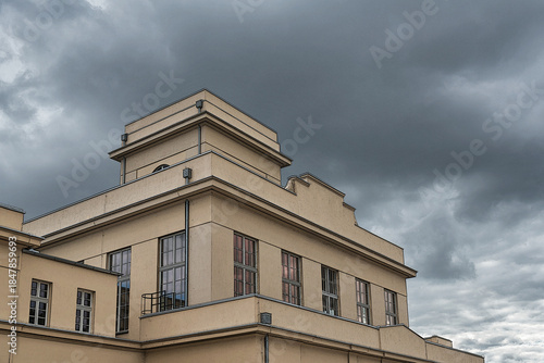 Quadro su tela ARCHITECTURE - A beautiful railway station building from 1929 in the modernist s