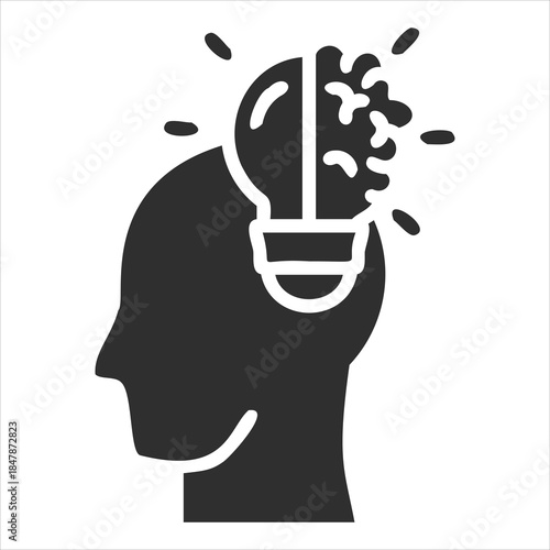 Knowledge Icon Single Vector Collection 