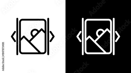 Carousel Slide Icon For Design Elements