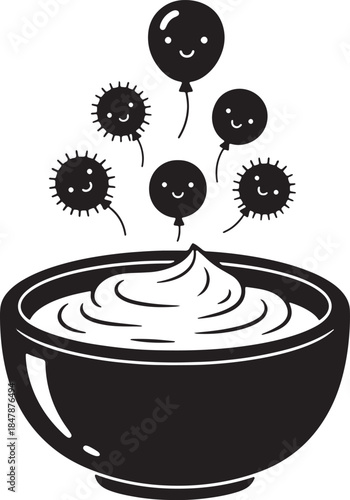 Yogurt with Probiotic Bacteria