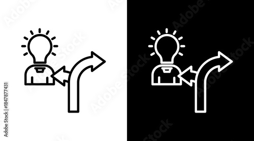 Pioneer Path Icon For Design Elements