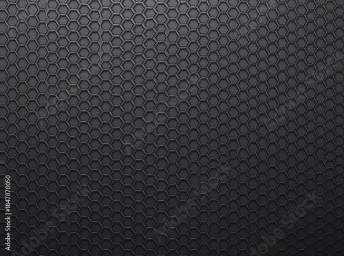 Wallpaper Mural Dark Textured Hexagonal Grid Pattern Background image Torontodigital.ca