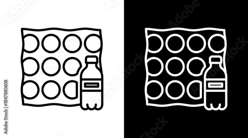 Eco Brick Icon For Design Elements