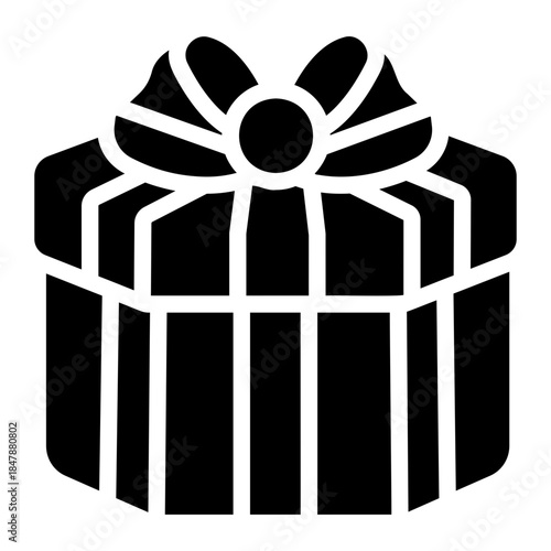Gift box Solid icon