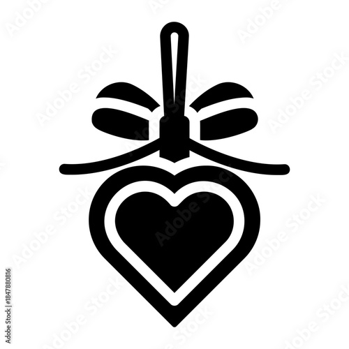 Heart candy Solid icon