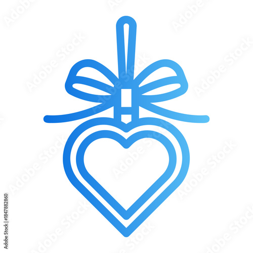 Heart candy Line Gradient Icon