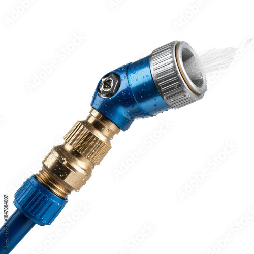 Watering Tool With Adjustable Spray Head Used in Garden Maintenance