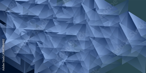 Abstract background of crystal triangles