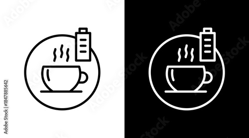 Coffee Break Icon For Design Elements