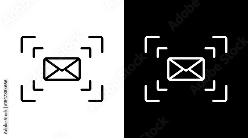Inbox Focus Icon For Design Elements
