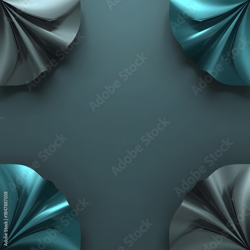 Pleated Texture Symmetrical Frame