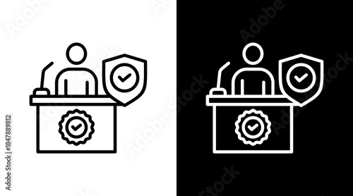 Credible Authority Icon For Design Elements