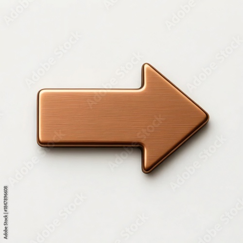 arrow sign isolated on white