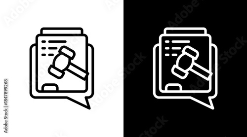 Regulatory Consultation Icon For Design Elements