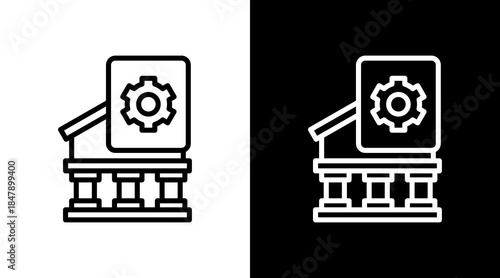 Banking Compliance Icon For Design Elements