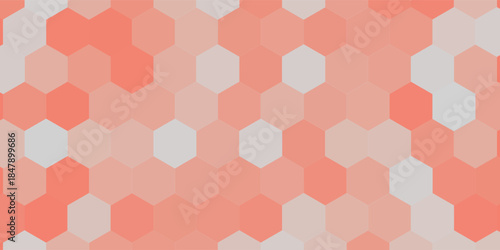 Vector abstract wide panoramic background with vintage coral tone and halftone chevron structure. Abstraction with chic 60s 70s styled illusion pattern for fashion, packaging and creative layouts