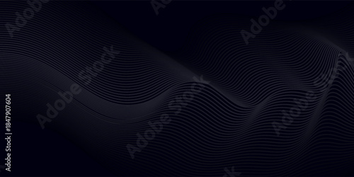 abstract white line wave background banner, geometric, line, art, good neutral