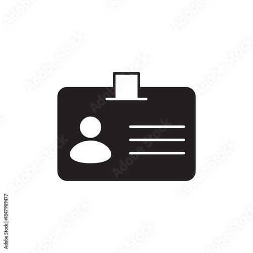 Solid office lanyard badge for staff identification