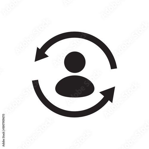 Solid user synchronization and refresh update icon