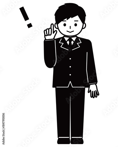 気づきを得た男の子