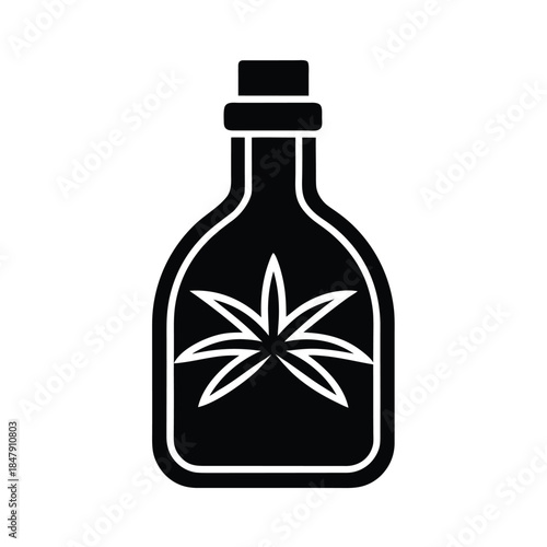 Palm Nut Oil Bottle Product Icon